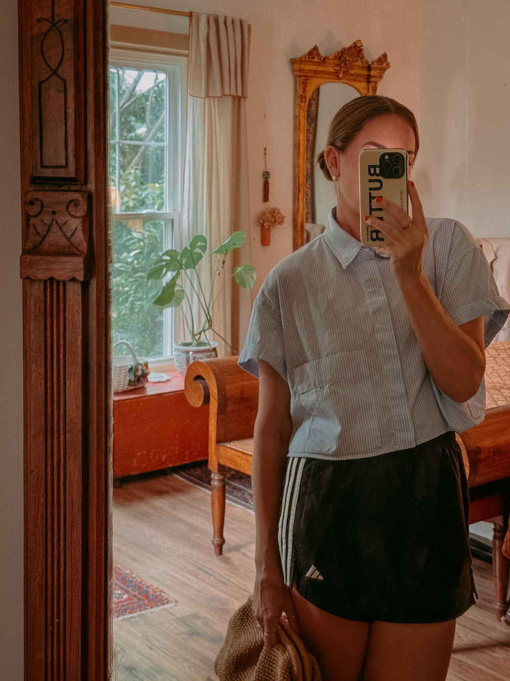 Empowered Women Empower Women * 100% Cotton Cropped Button Down