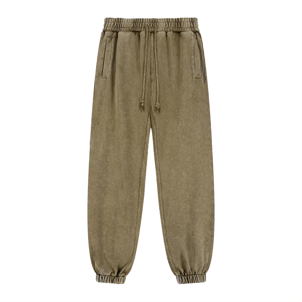 Snow Wash Hand-Frayed Heavyweight  Hoodie Set