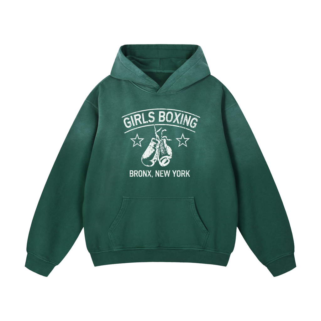 GIRLS BOXING * 100% Cotton Heavyweight Oversized Hoodie