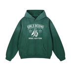 GIRLS BOXING * 100% Cotton Heavyweight Oversized Hoodie