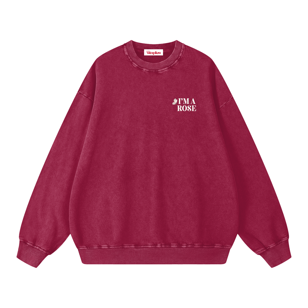 ROSE * Golden Girls * 100% Cotton Vintage Washed Oversized Sweatshirt