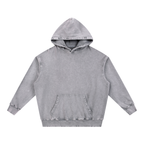 Snow Wash Hand-Frayed Heavyweight  Hoodie Set