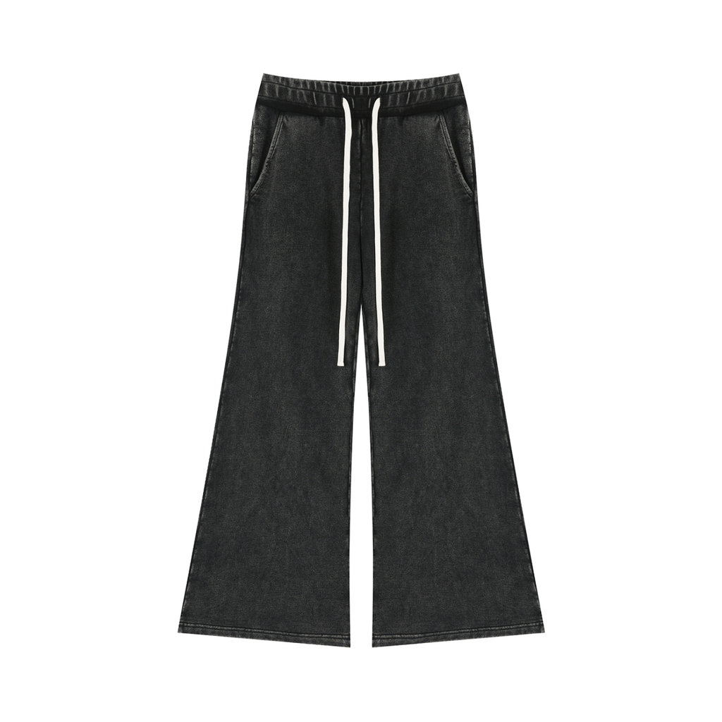 Mineral Washed Crop Hoodie Set