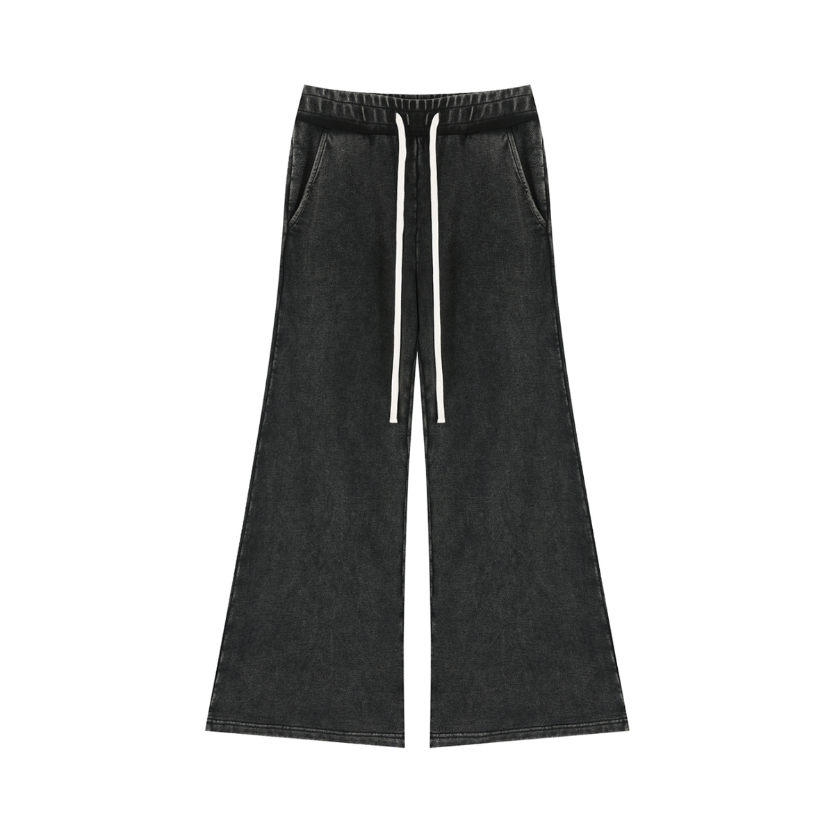 Mineral Washed Crop Hoodie Set
