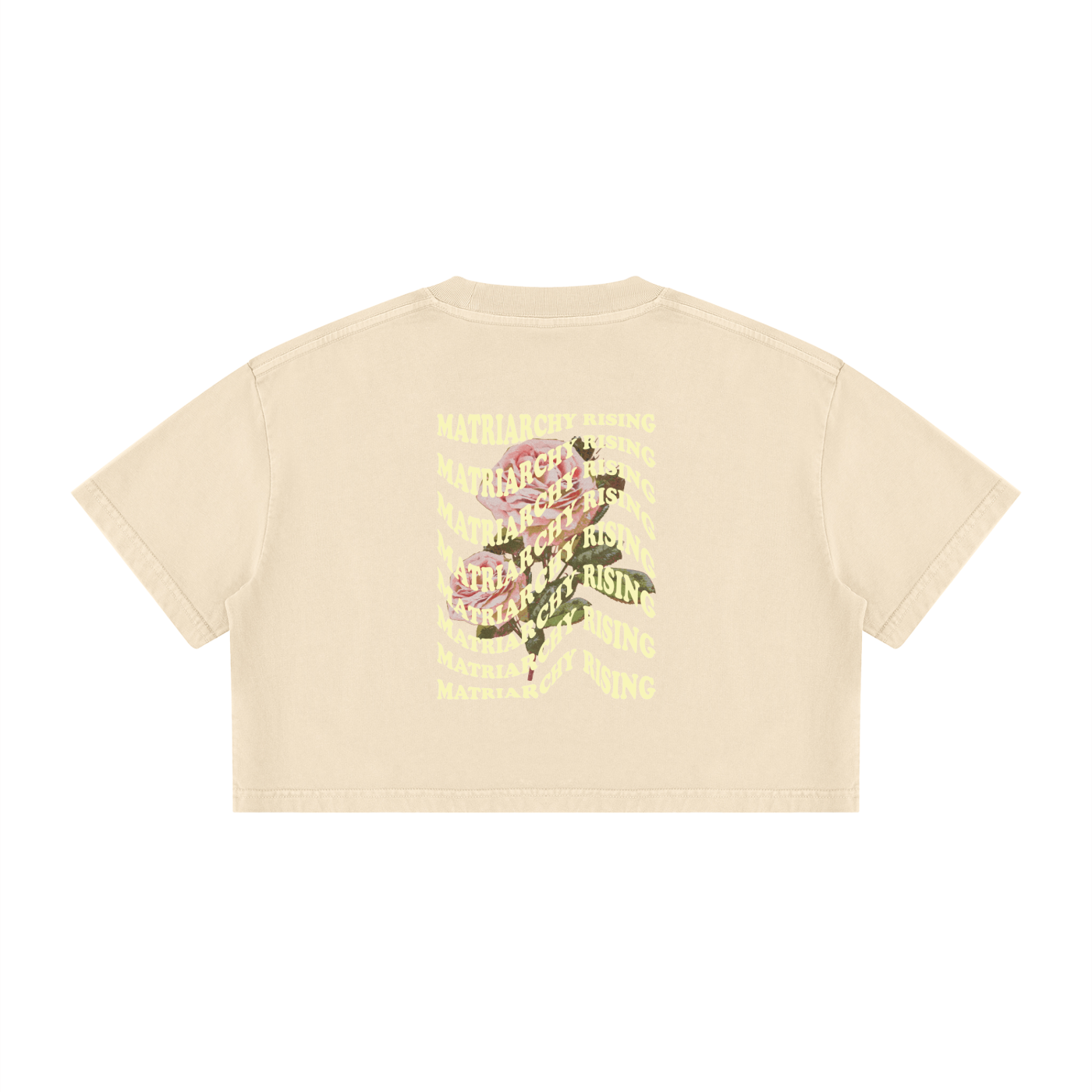 Matriarchy Rising * 100% Cotton Cropped Tee
