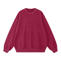 100% Cotton Vintage Washed Oversized Staple Sweatshirt
