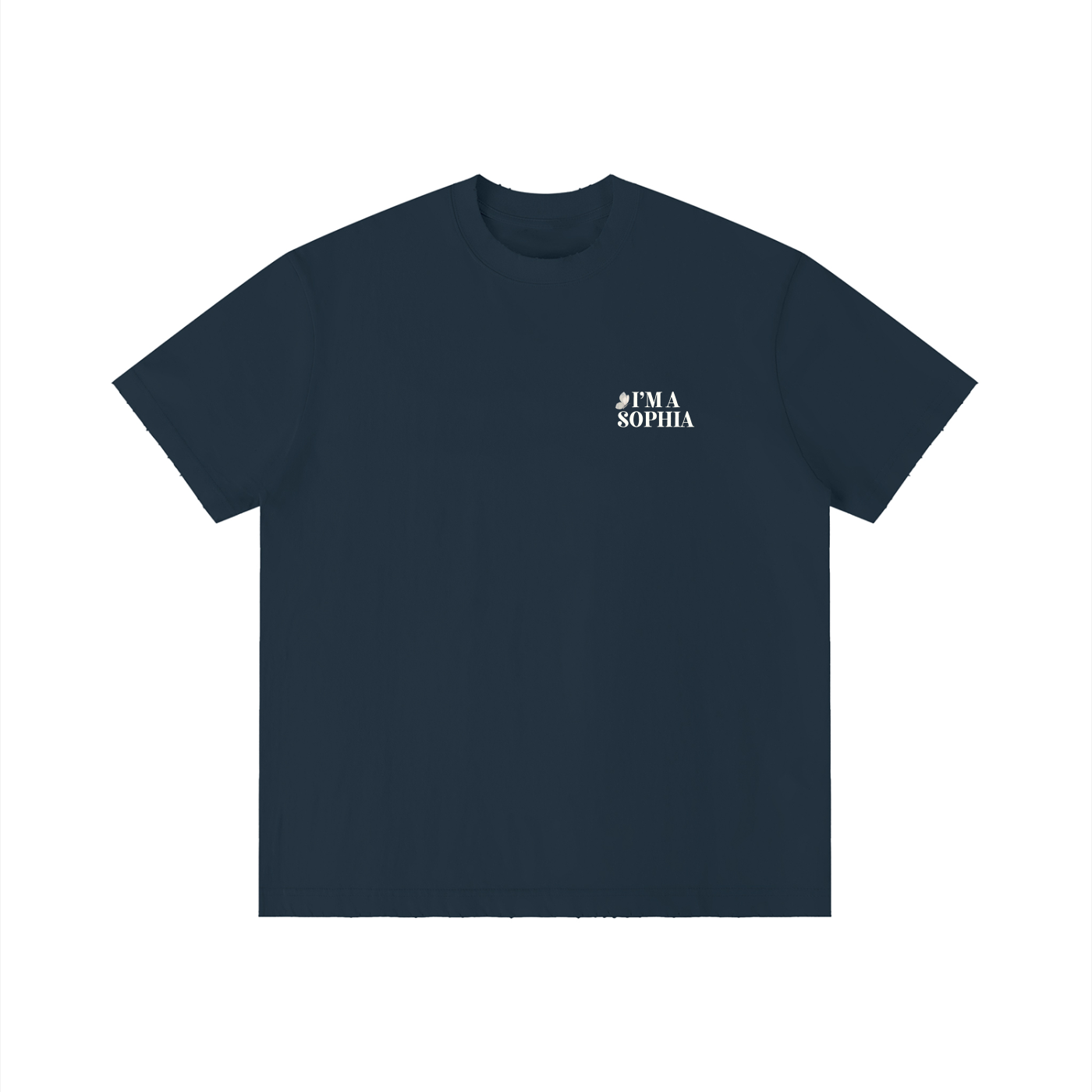 I'm a Sophia - Vintage Wash Distressed 100% Cotton Tee