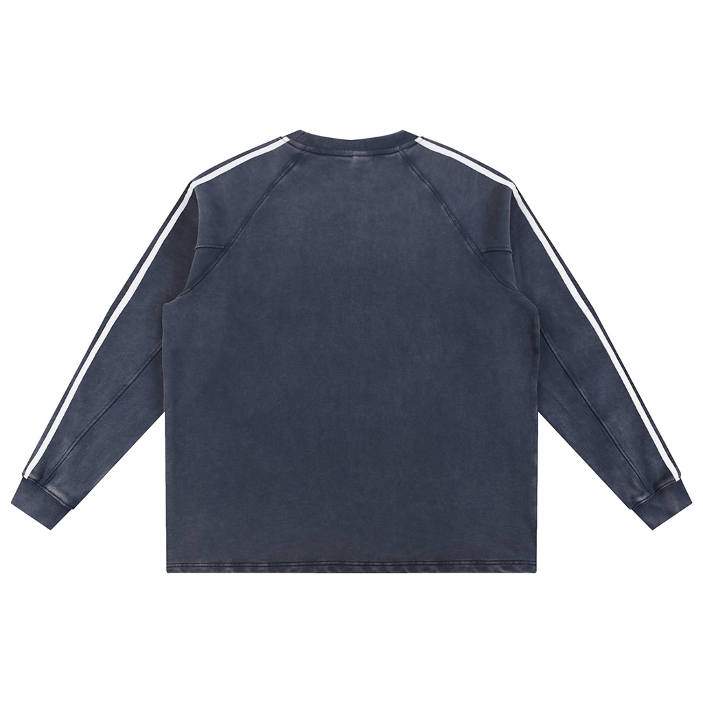 Snow Washed Contrast Tape Sweat Set