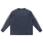 Snow Washed Contrast Tape Sweat Set