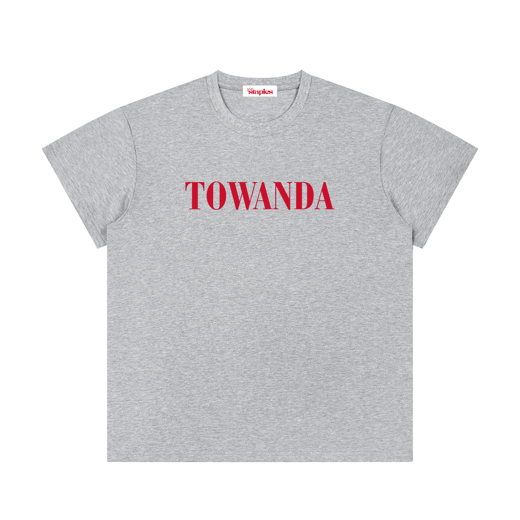 TOWANDA * 100% Cotton Crewneck Tee