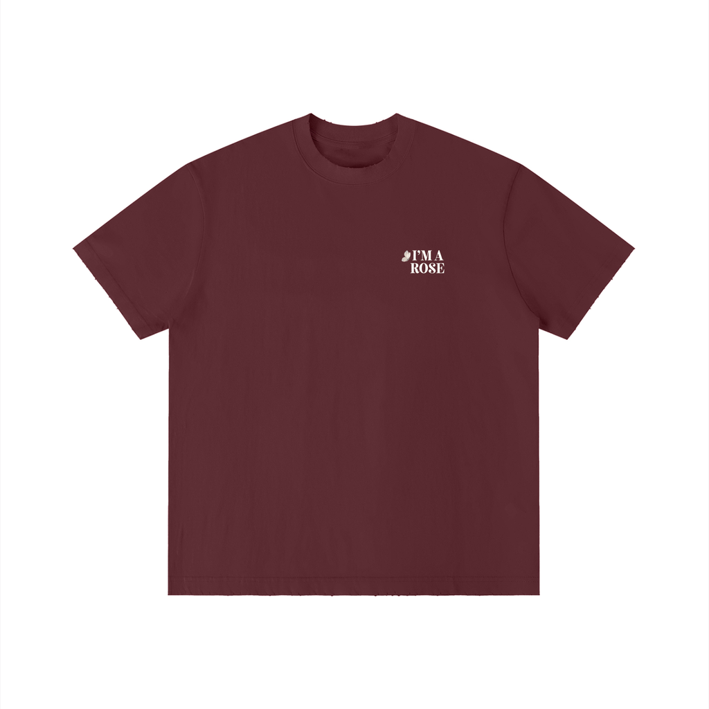 I'm a Rose * Vintage Wash Distressed 100% Cotton Tee