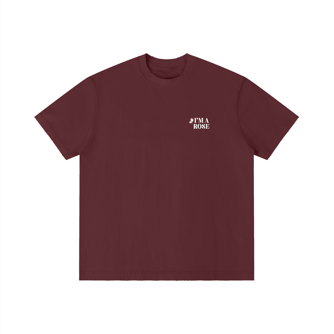 I'm a Rose * Vintage Wash Distressed 100% Cotton Tee