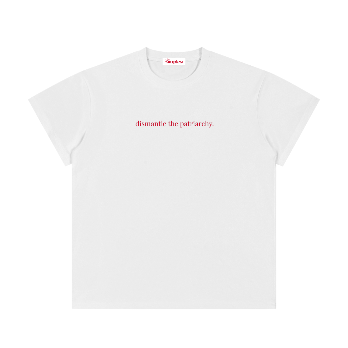dismantle the patriarchy * Lightweight 100% Cotton Classic Fit T-Shirt