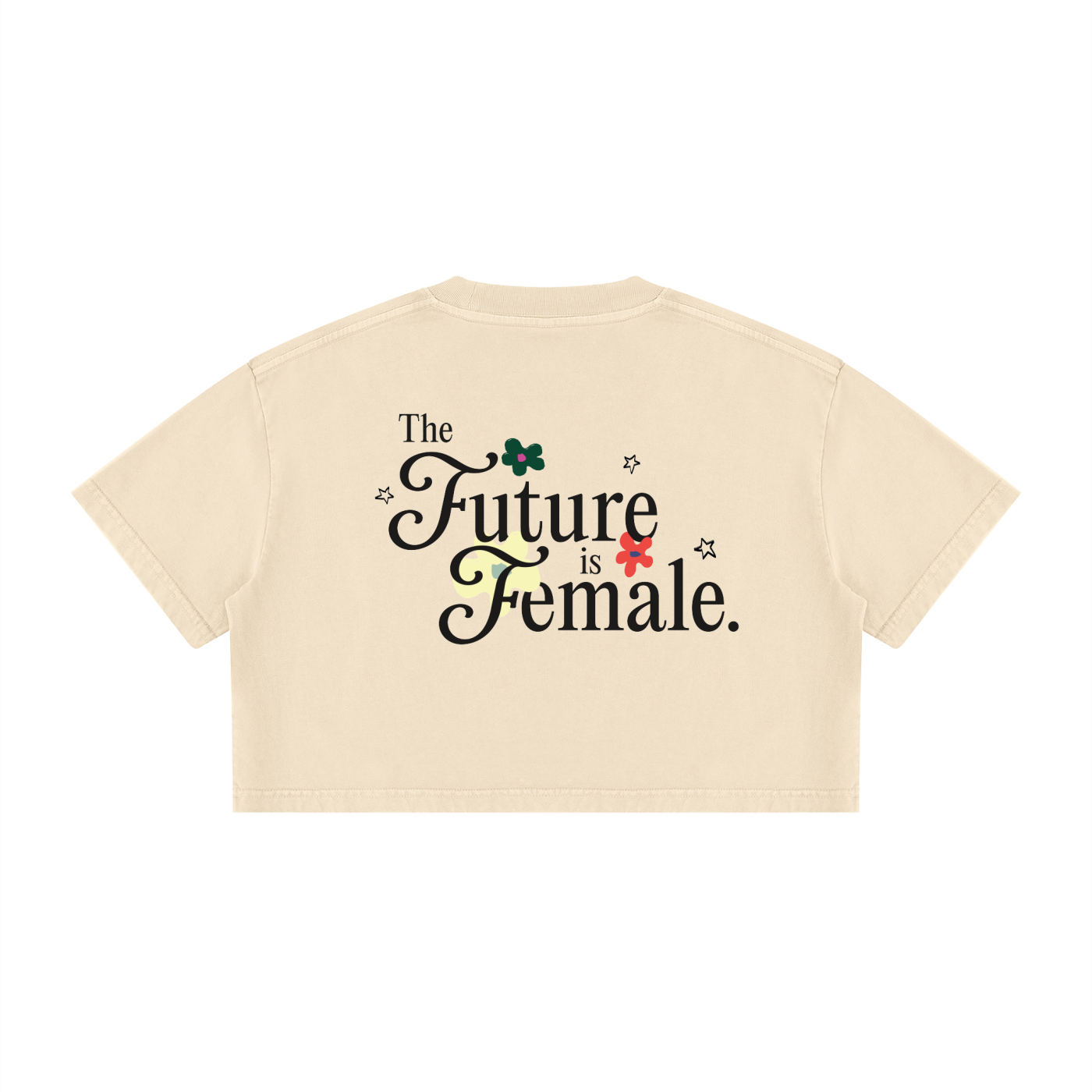 Future is Female * 100% Cotton Cropped Tee