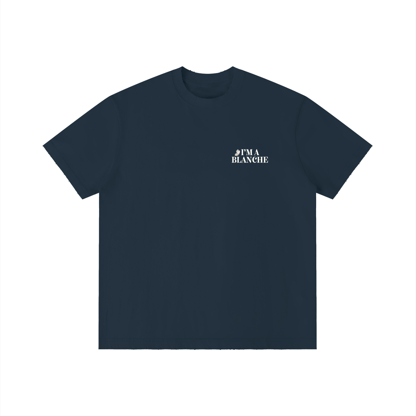 I'm a Blanche * Vintage Wash Distressed 100% Cotton Tee