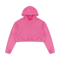 Mineral Washed Crop Hoodie Set
