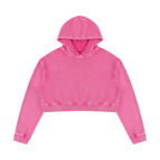 Mineral Washed Crop Hoodie Set