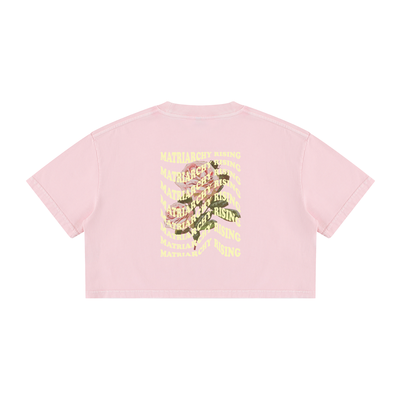 Matriarchy Rising * 100% Cotton Cropped Tee