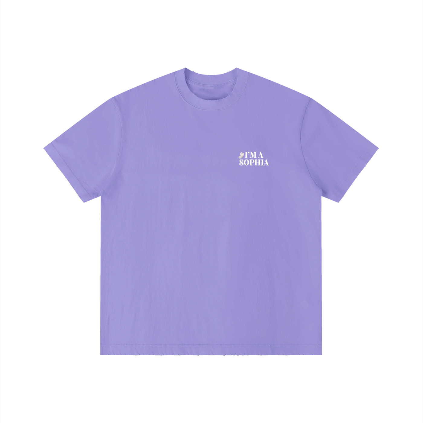 I'm a Sophia - Vintage Wash Distressed 100% Cotton Tee