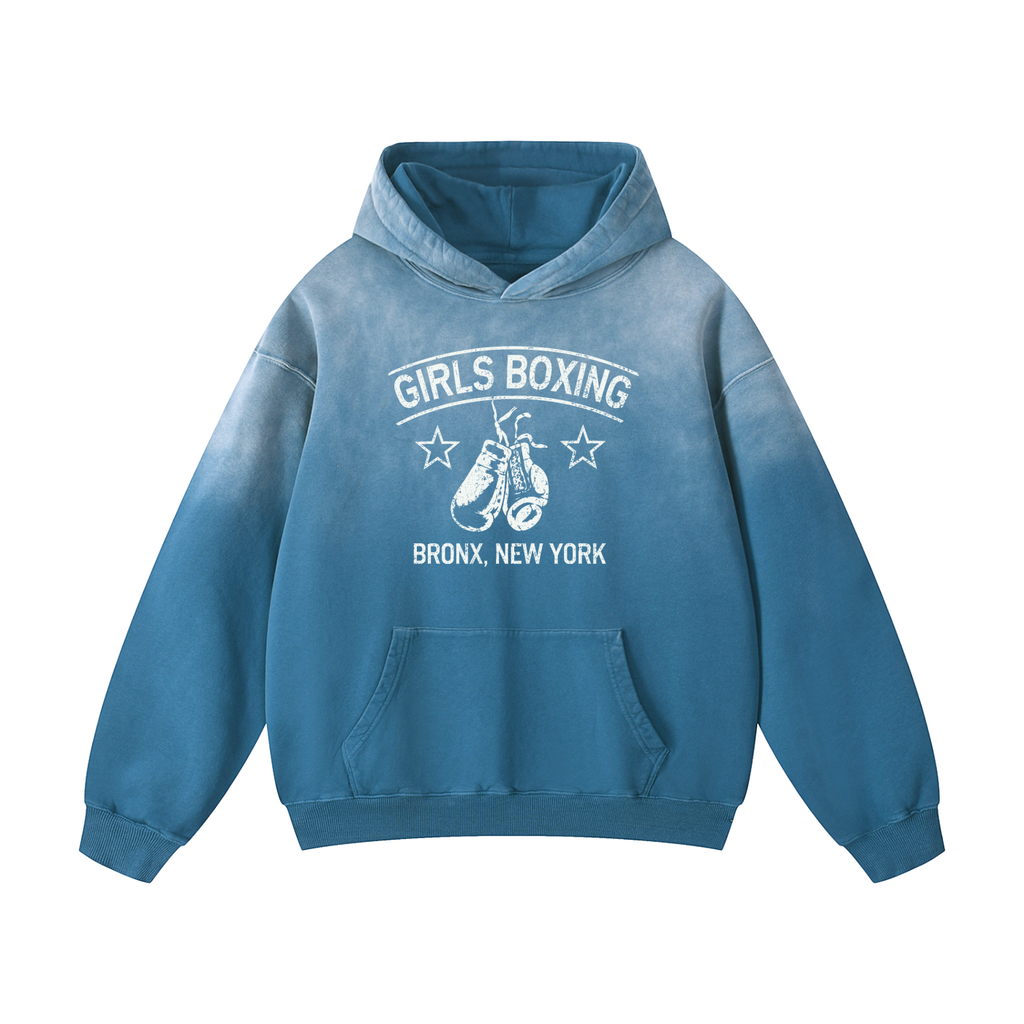 GIRLS BOXING * 100% Cotton Heavyweight Oversized Hoodie