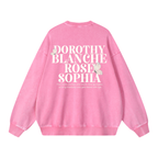 BLANCHE * 100% Cotton Vintage Washed Oversized Sweatshirt
