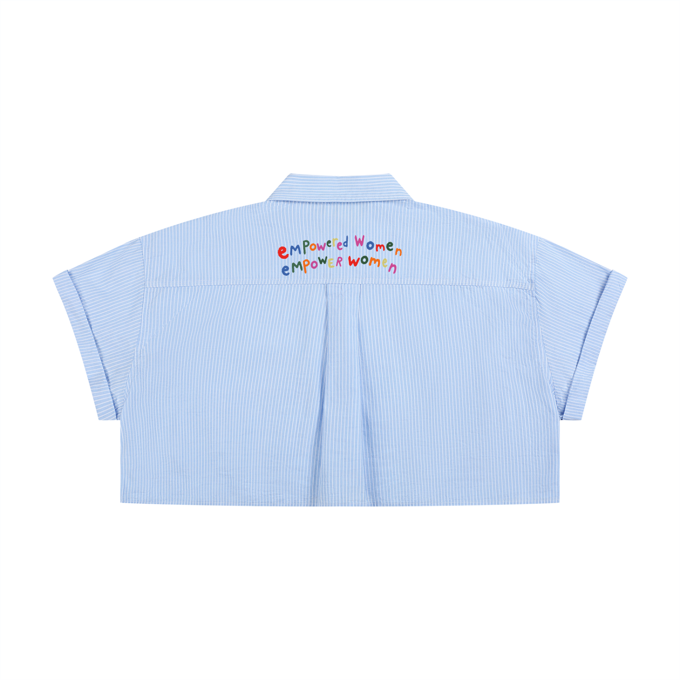 Empowered Women Empower Women * 100% Cotton Cropped Button Down