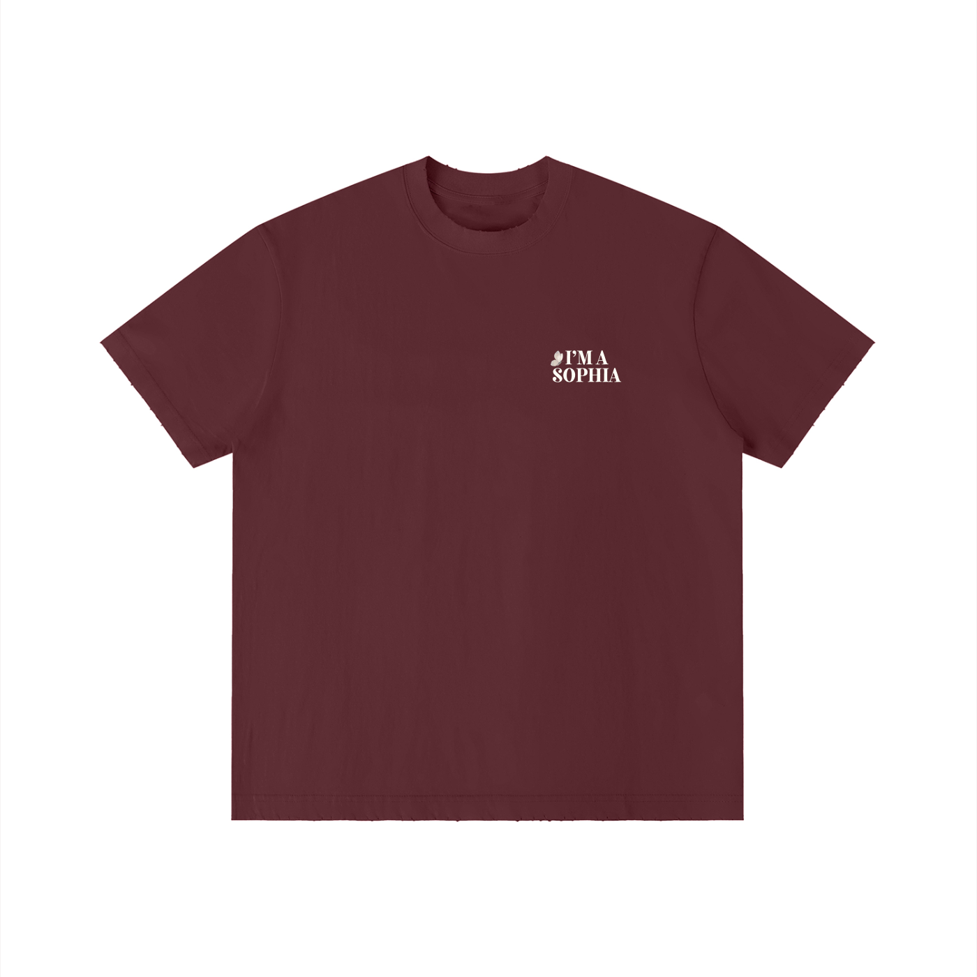 I'm a Sophia - Vintage Wash Distressed 100% Cotton Tee