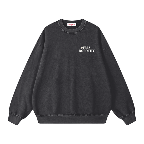 DOROTHY * 100% Cotton Vintage Washed Oversized Sweatshirt