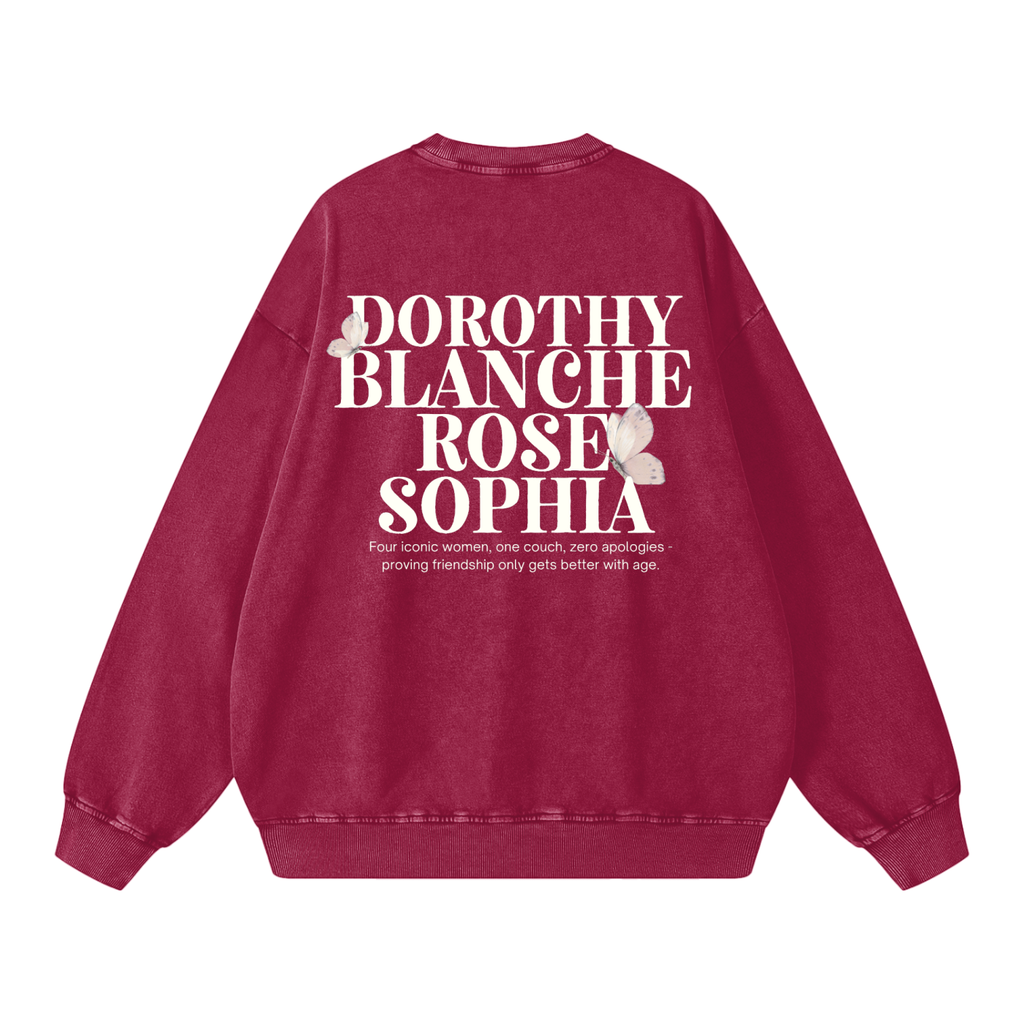 DOROTHY * 100% Cotton Vintage Washed Oversized Sweatshirt