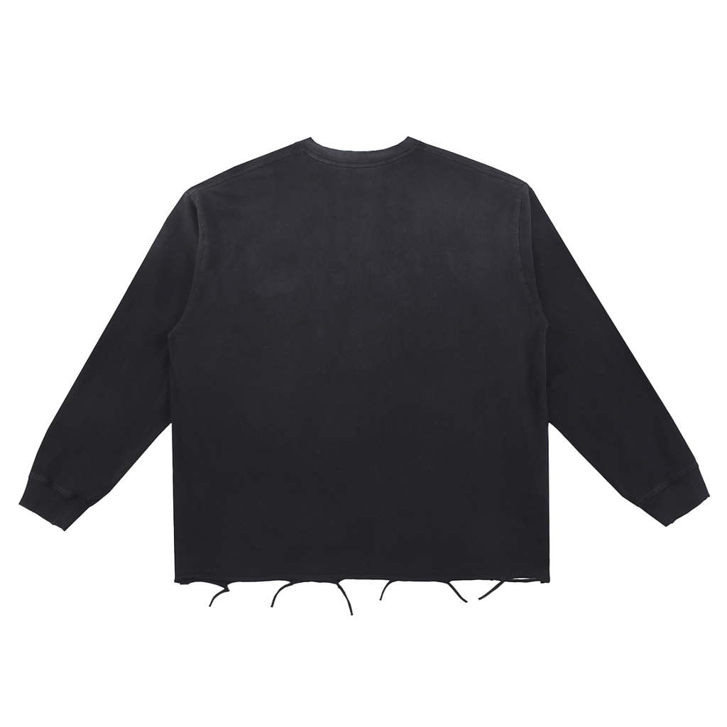 Snow Wash Raw Edge Cotton Set