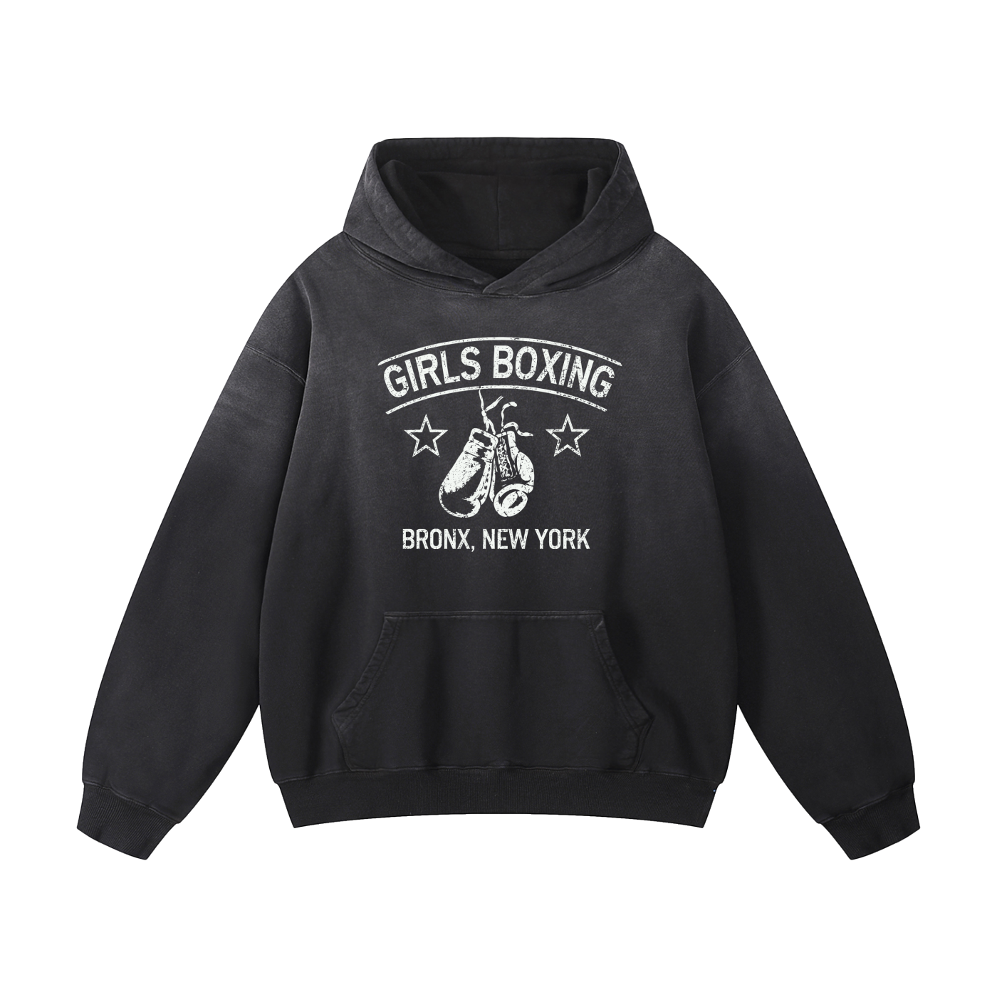 GIRLS BOXING * 100% Cotton Heavyweight Oversized Hoodie