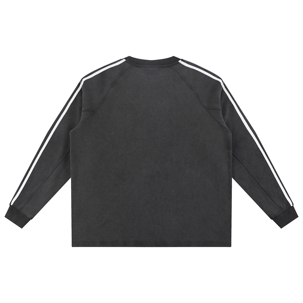 Snow Washed Contrast Tape Sweat Set