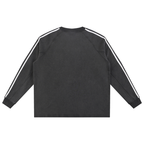Snow Washed Contrast Tape Sweat Set