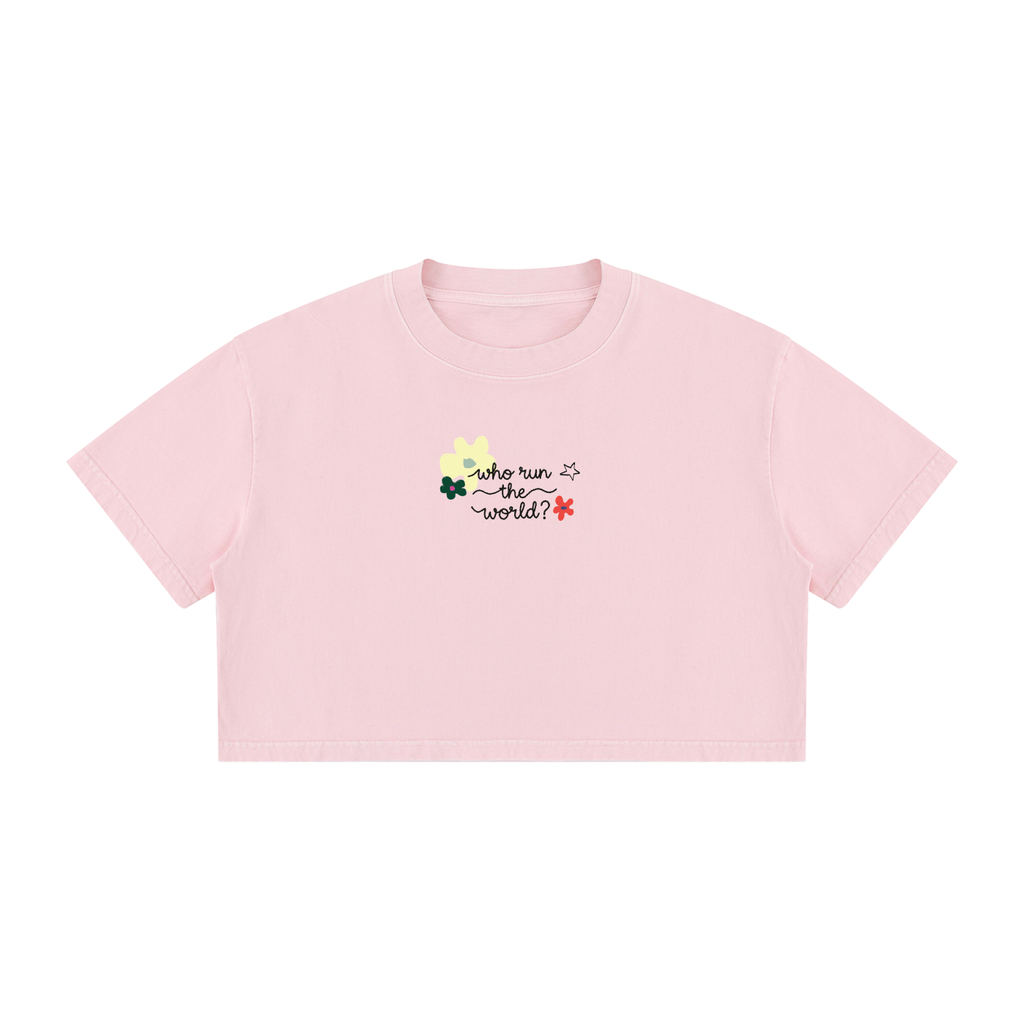 Future is Female * 100% Cotton Cropped Tee