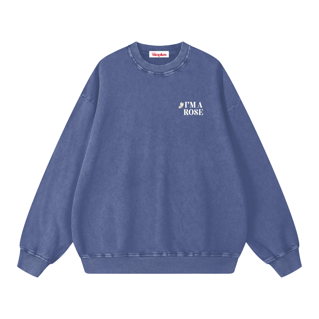 ROSE * Golden Girls * 100% Cotton Vintage Washed Oversized Sweatshirt