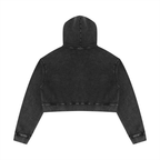 Mineral Washed Crop Hoodie Set