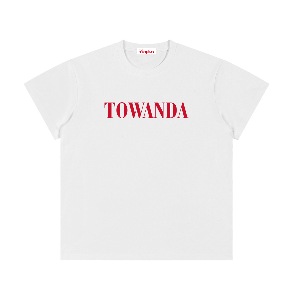 TOWANDA * 100% Cotton Crewneck Tee