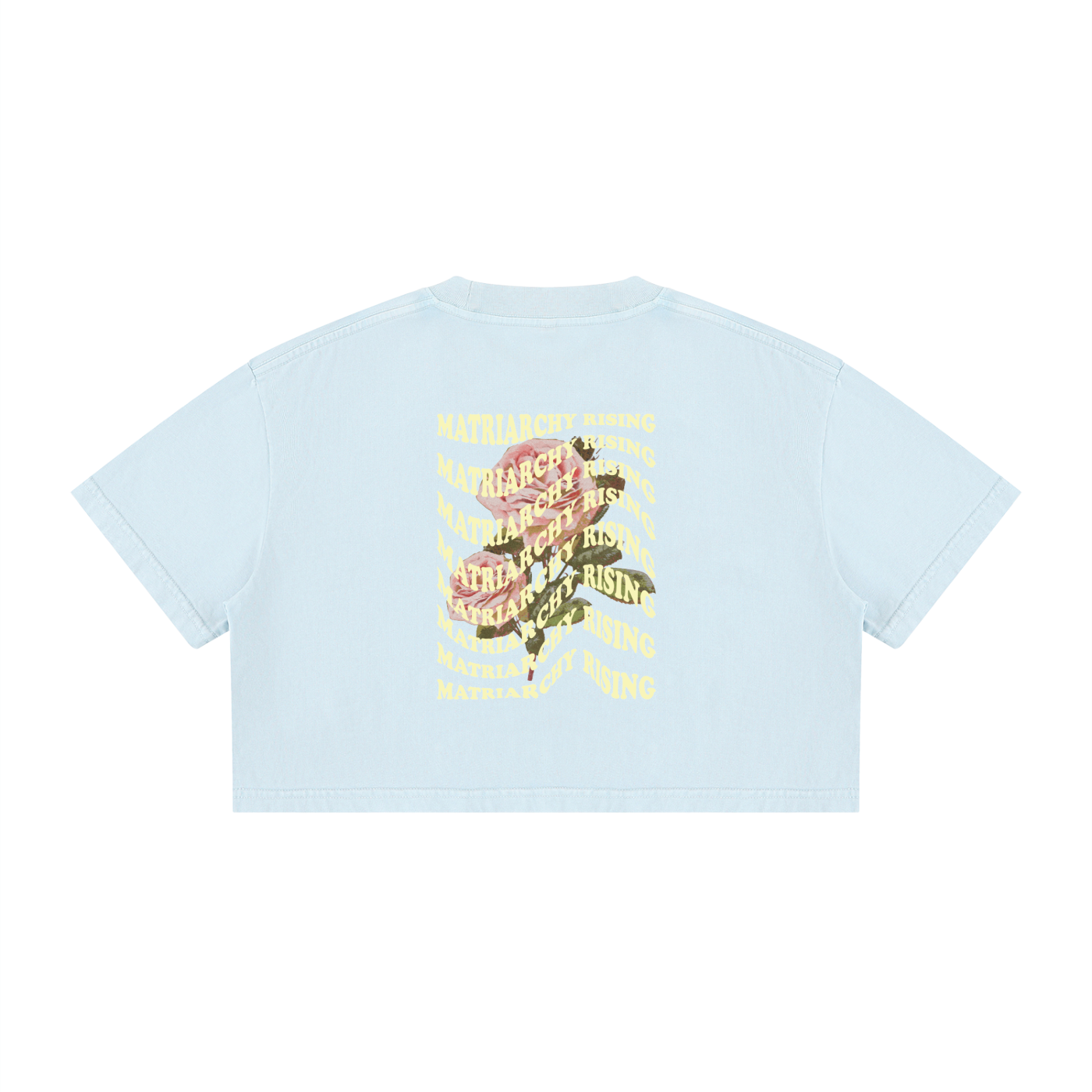 Matriarchy Rising * 100% Cotton Cropped Tee