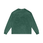 77 * Acid Wash 100% Cotton Oversize Long Sleeve Tee