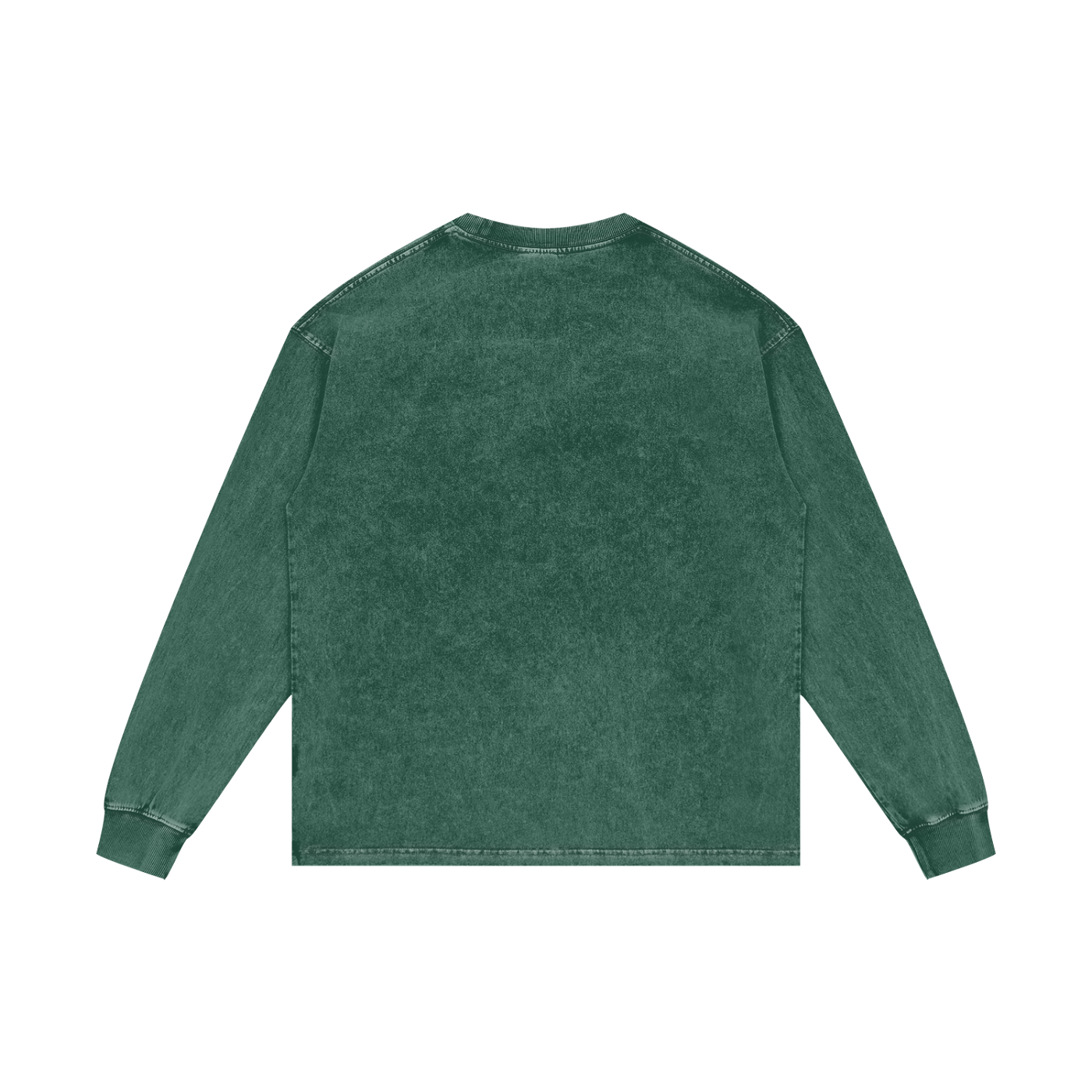 77 * Acid Wash 100% Cotton Oversize Long Sleeve Tee