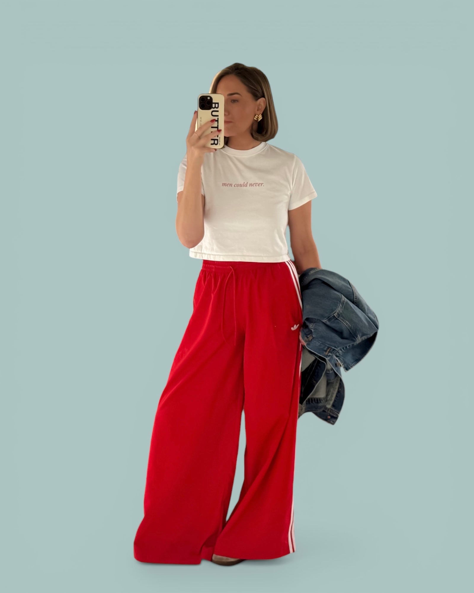 men could never * Baby Tee 100% Cotton Seamless T-Shirt