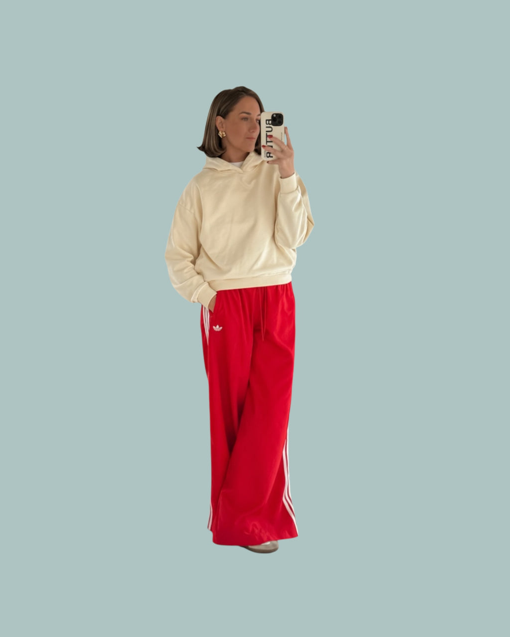 100% Cotton Semi-Cropped Staple Hoodie