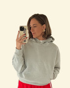 100% Cotton Semi-Cropped Staple Hoodie