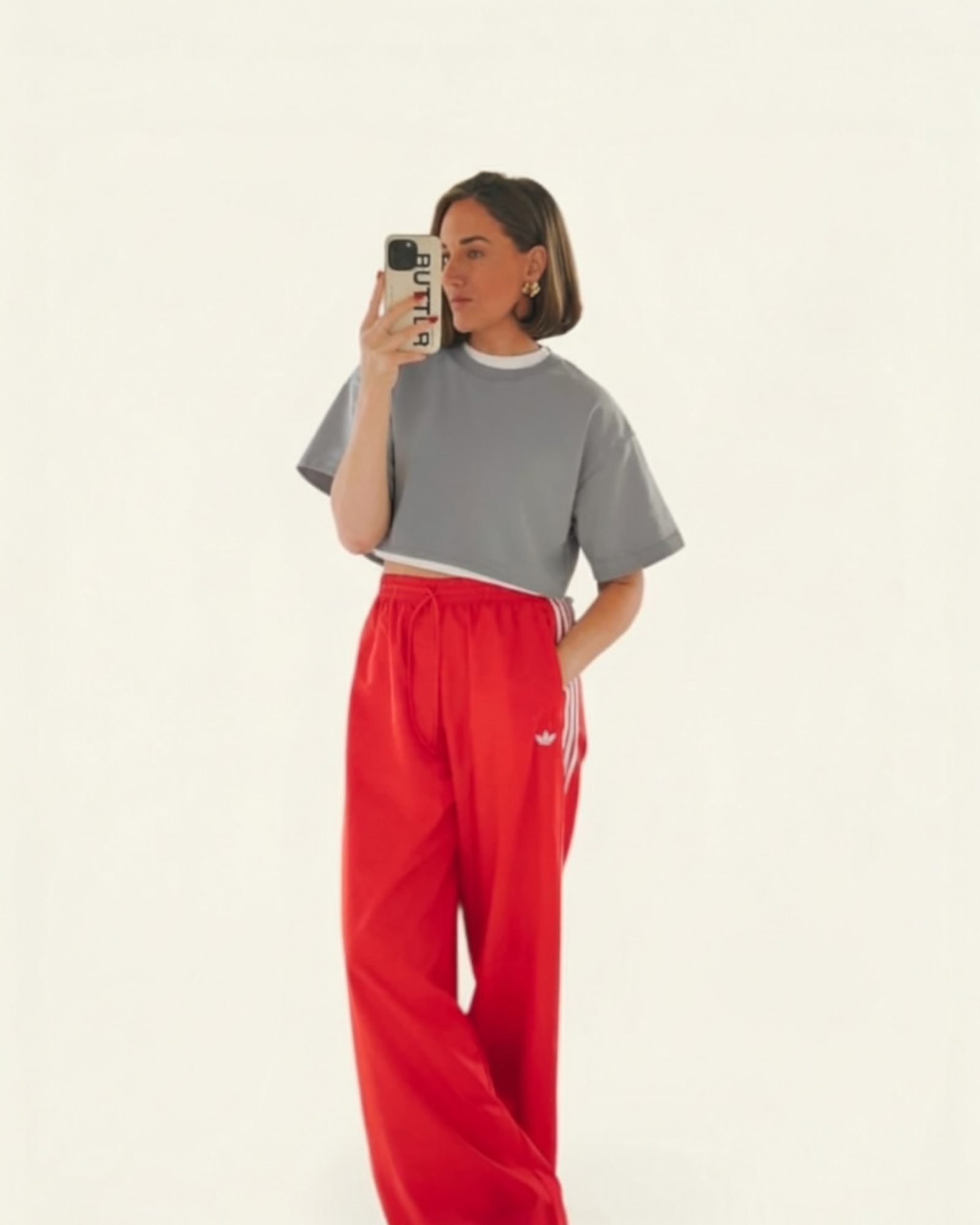 100% Cotton Vintage Washed Raw Edge Staple Crop Top