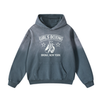 GIRLS BOXING * 100% Cotton Heavyweight Oversized Hoodie