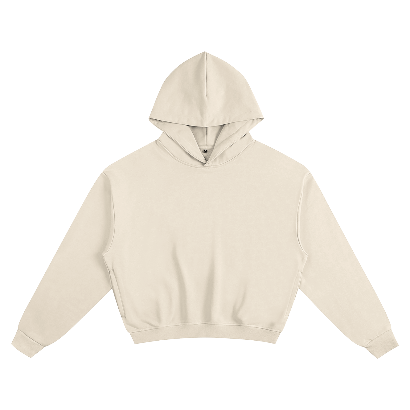 100% Cotton Semi-Cropped Staple Hoodie