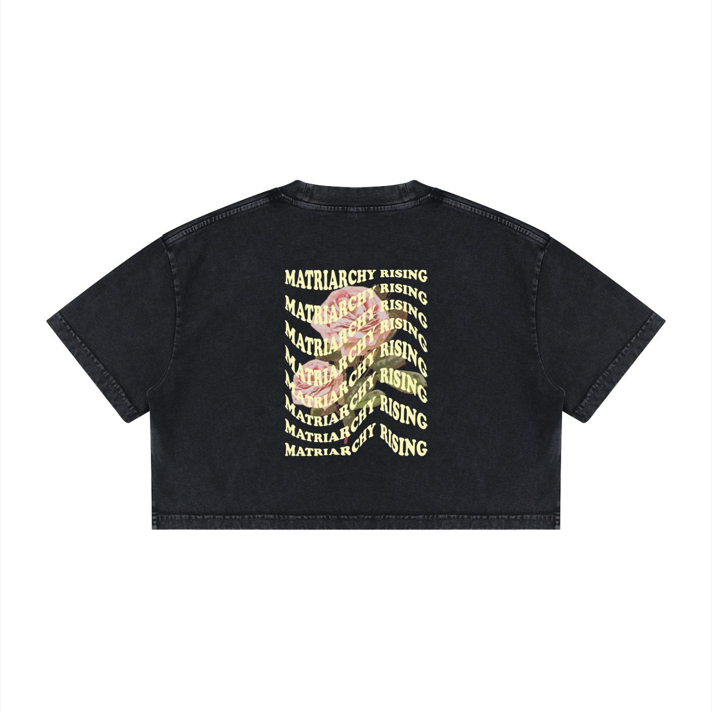 Matriarchy Rising * 100% Cotton Cropped Tee
