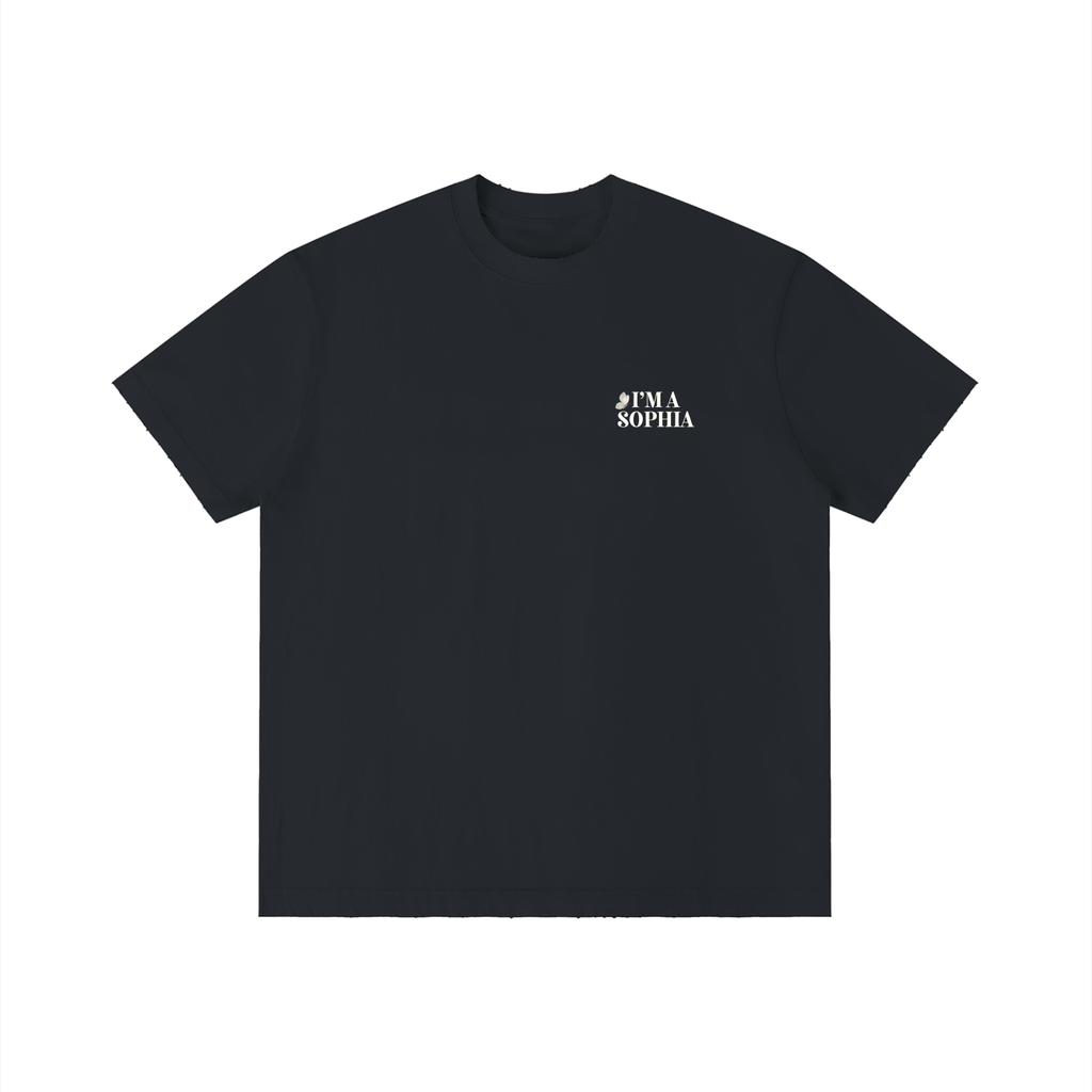 I'm a Sophia - Vintage Wash Distressed 100% Cotton Tee