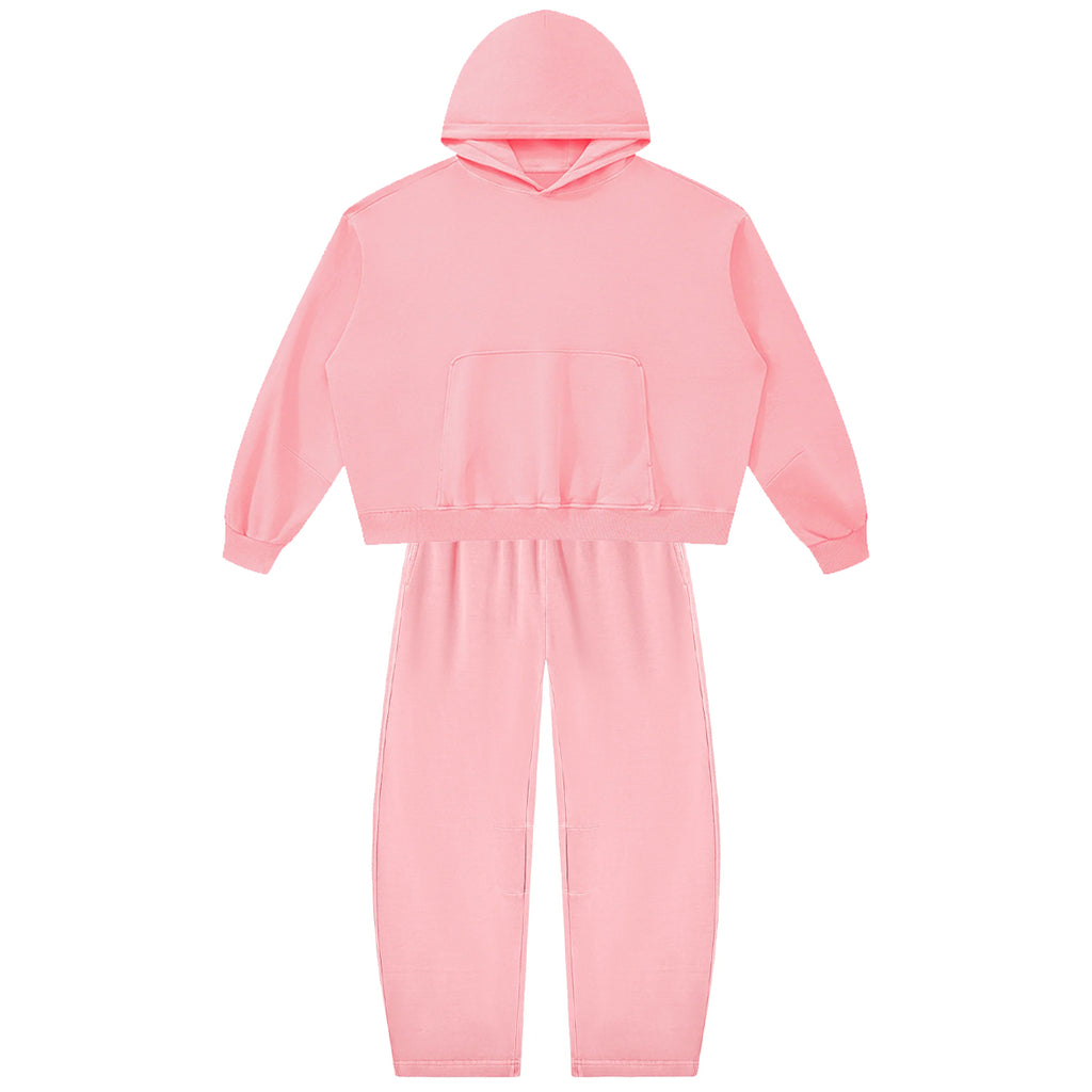 Vintage Washed Hoodie Set