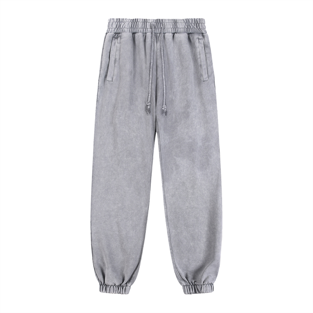 Snow Wash Hand-Frayed Heavyweight  Hoodie Set